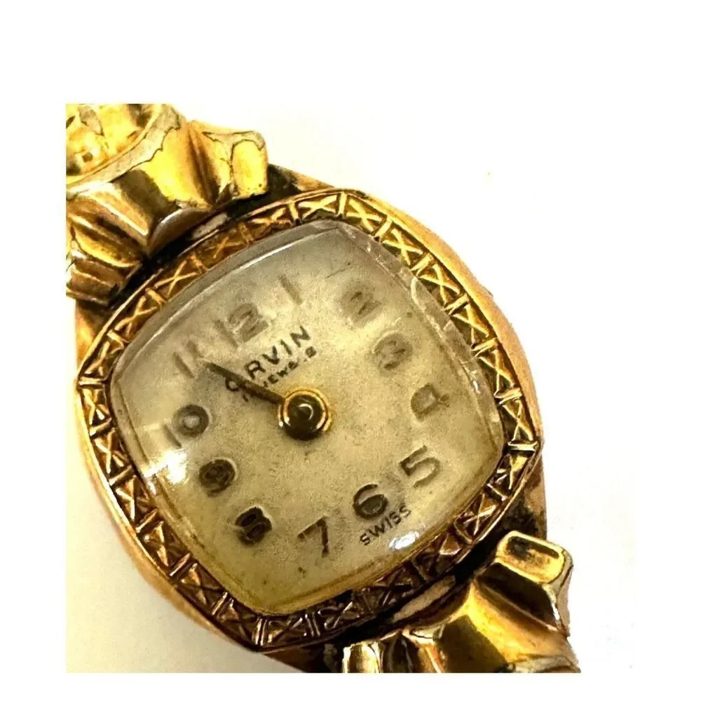 Orvin Jewelers swiss stretchy 10k gold filled  watch